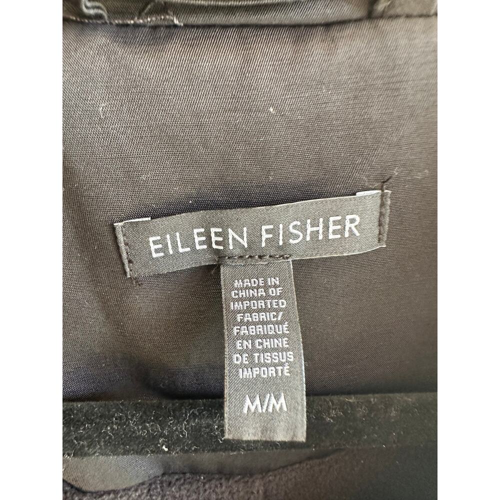 Elieen Fisher Quilted Black Jacket Size M - Picture 7 of 8